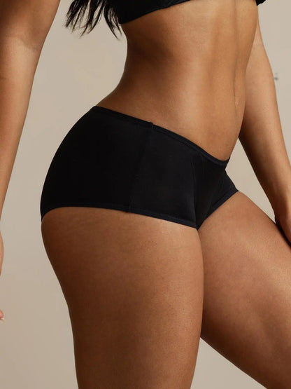 100% Mulberry Silk Comfort Casual Hipster Boyshort Panty