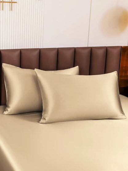 2Pcs 19Momme 100% Mulberry Silk Pillowcases Bundle - Envelope