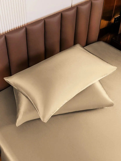 2Pcs 22Momme 100% Mulberry Silk Pillowcases Bundle - Envelope Closure