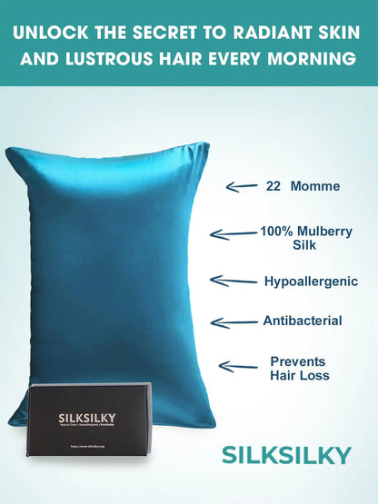 22Momme 100% Mulberry Silk Pillowcase - Envelope Closure