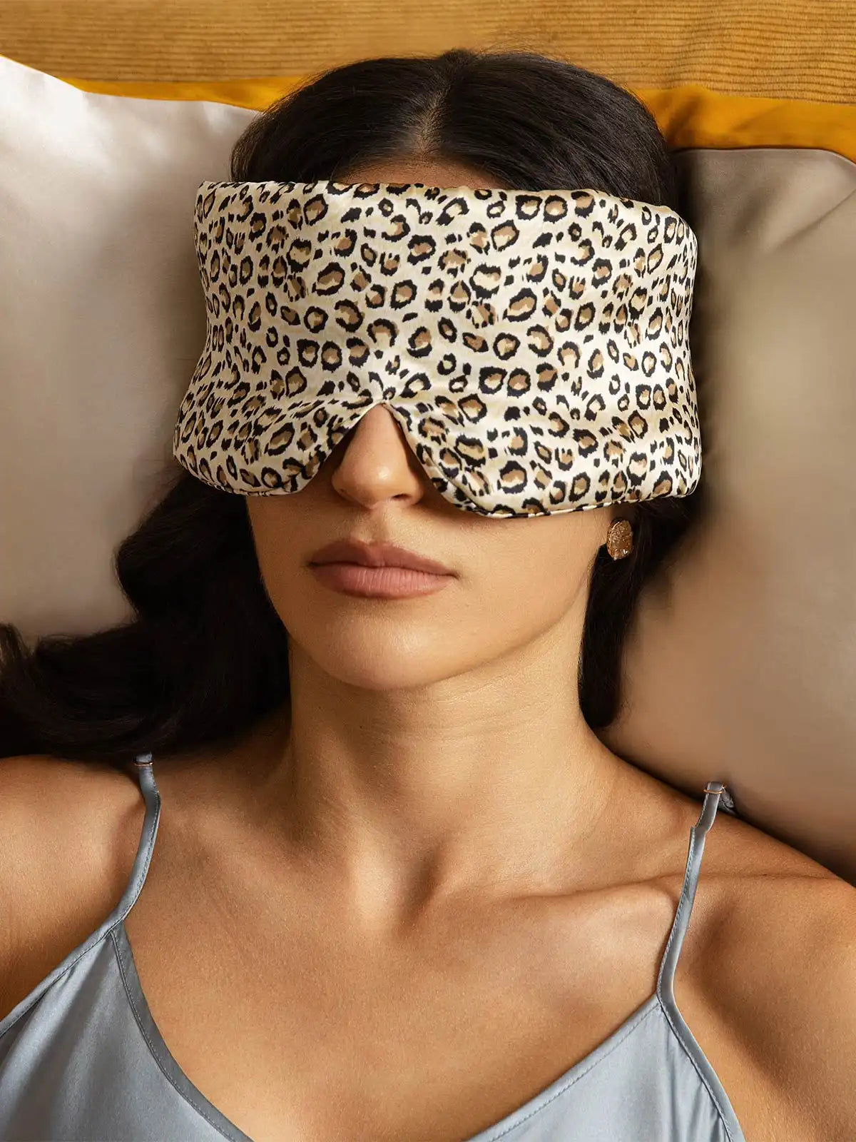 100% Mulberry Silk One Piece Silk Sleep Eye Mask With Velcro