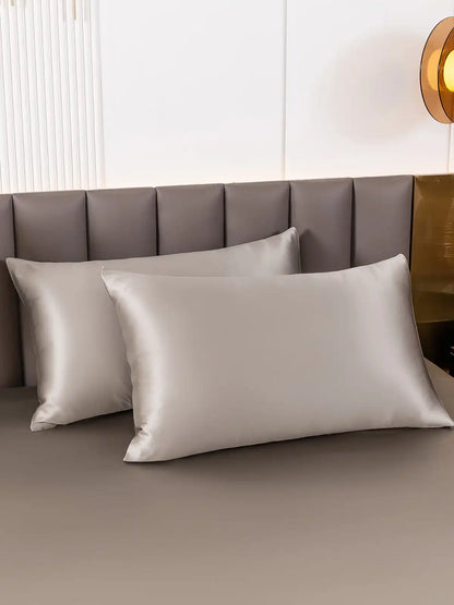 2Pcs 19Momme 100% Mulberry Silk Pillowcases Bundle - Envelope