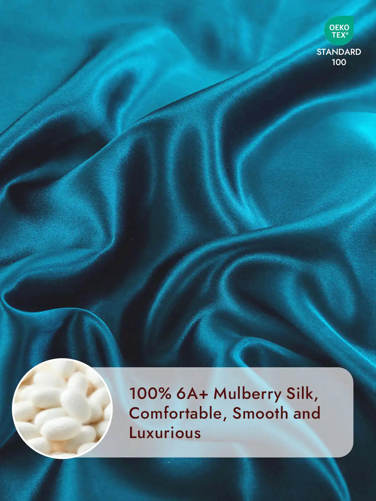 25Momme Mulberry Silk Seamless Duvet Cover (WITHOUT PILLOWCASES)