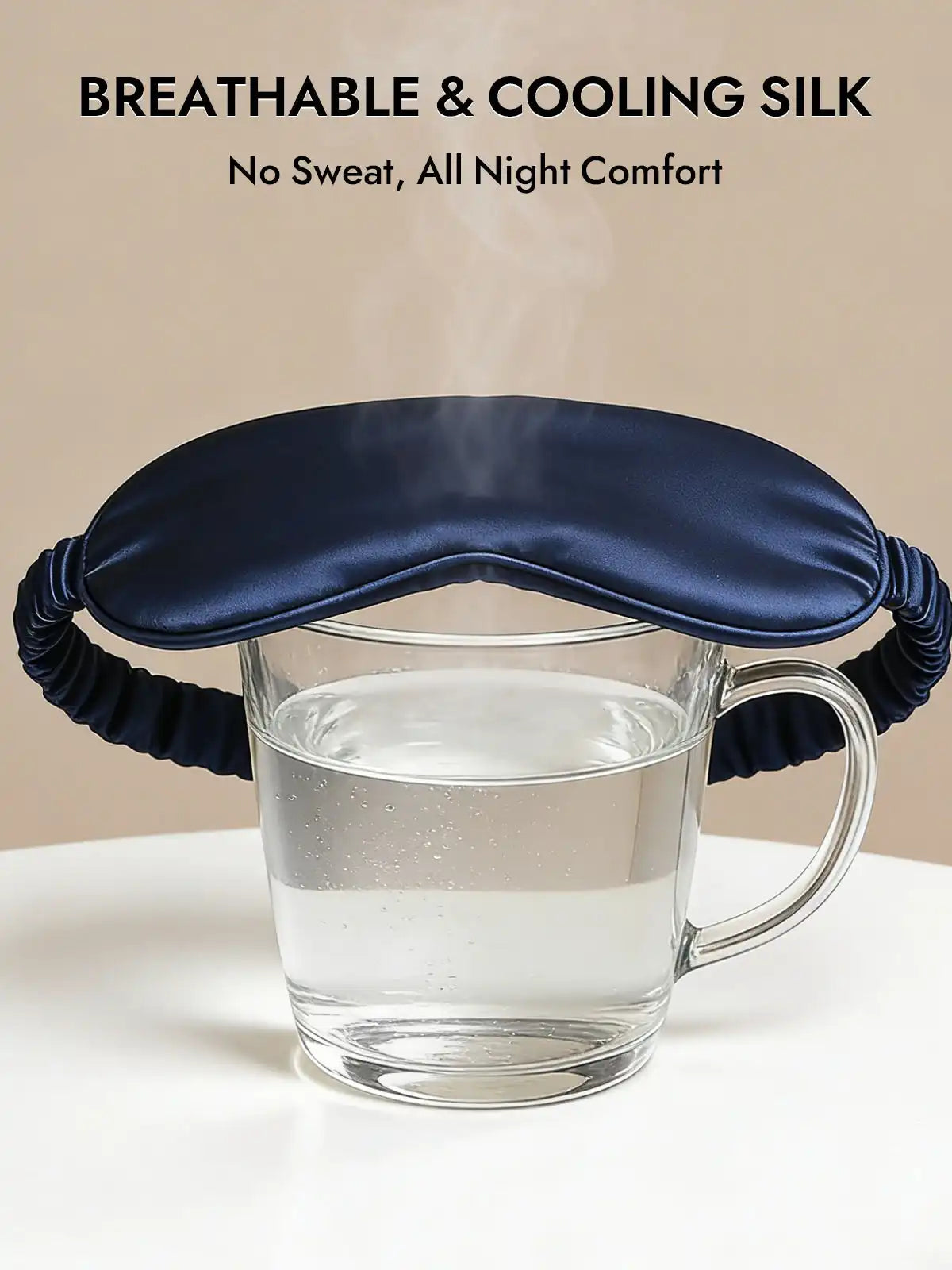 100% Mulberry Silk Sleep Eye Mask with Elastic Band