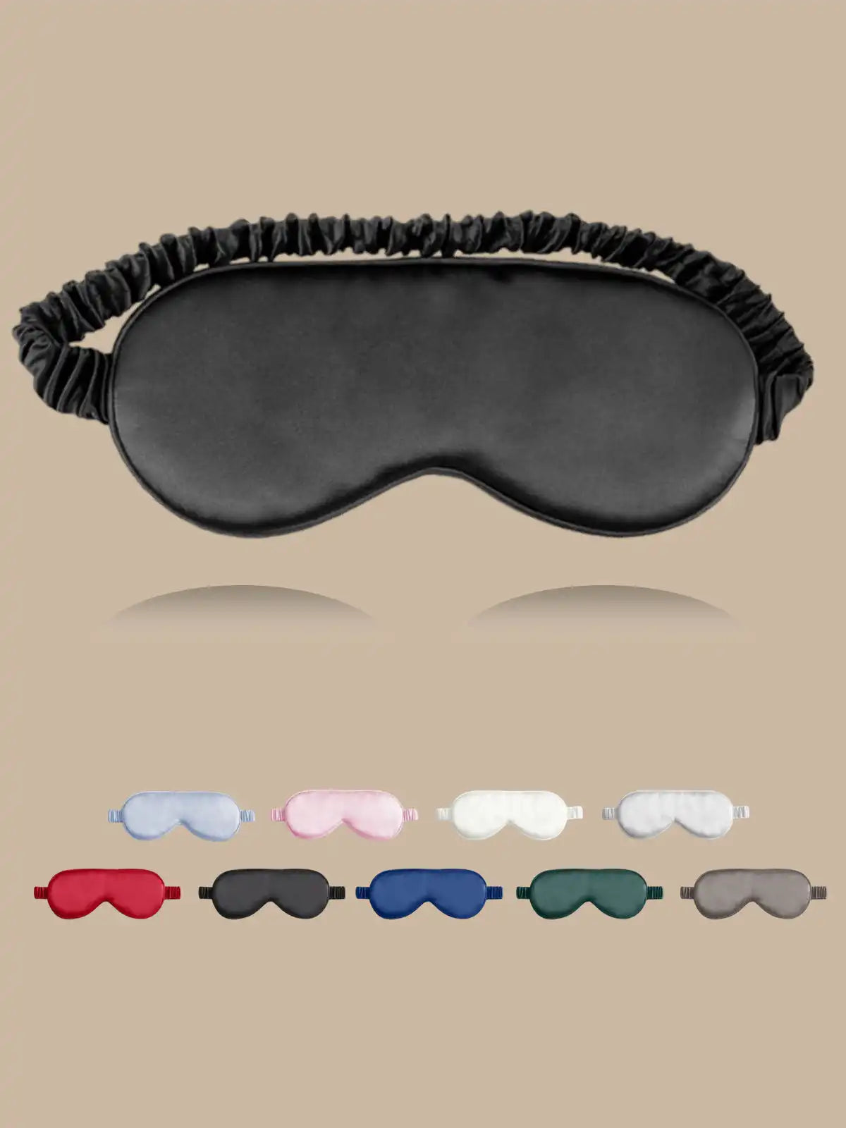 100% Mulberry Silk Sleep Eye Mask with Elastic Band