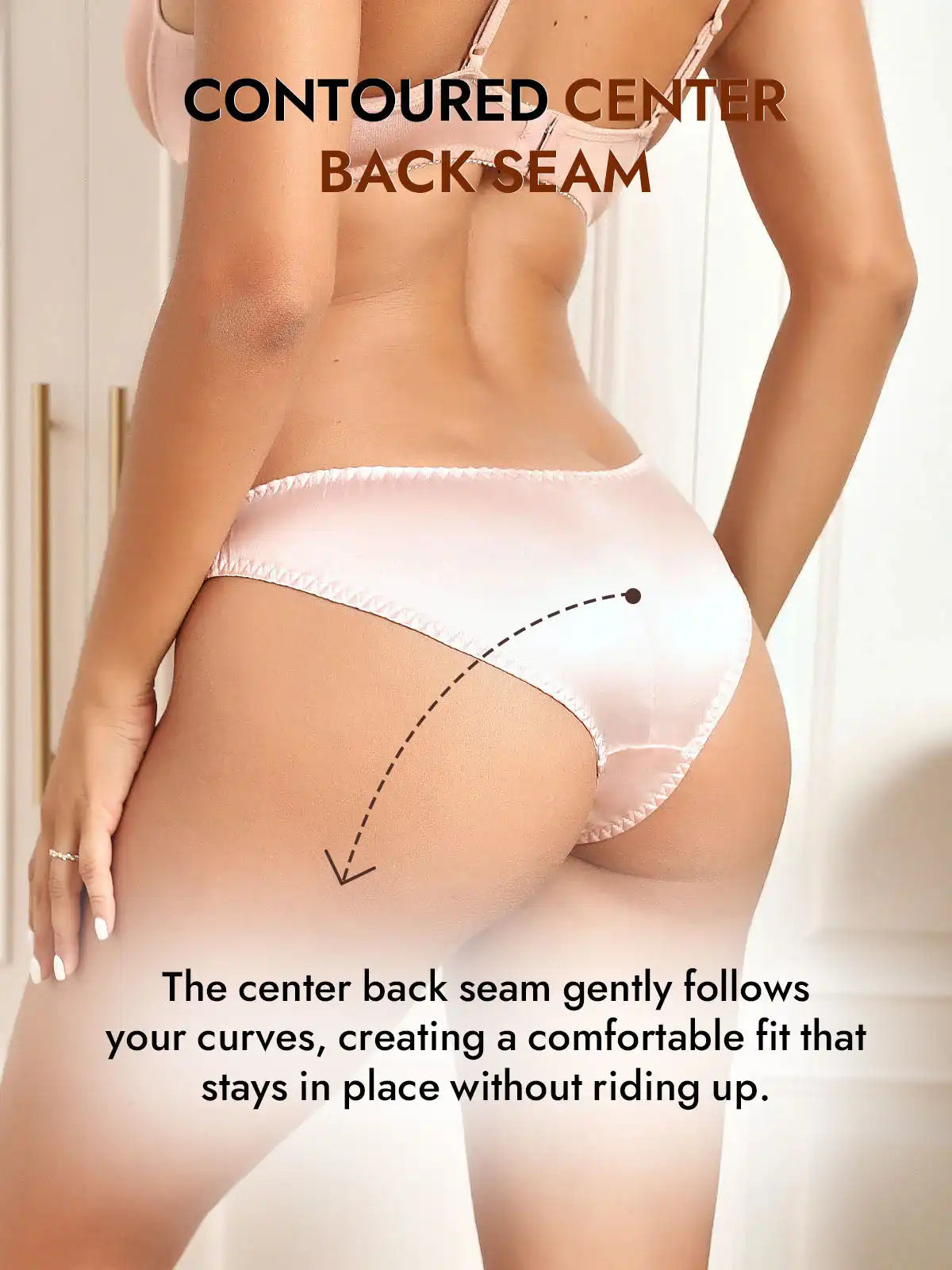 100% Mulberry Silk Briefs Comfy Breathable Panty