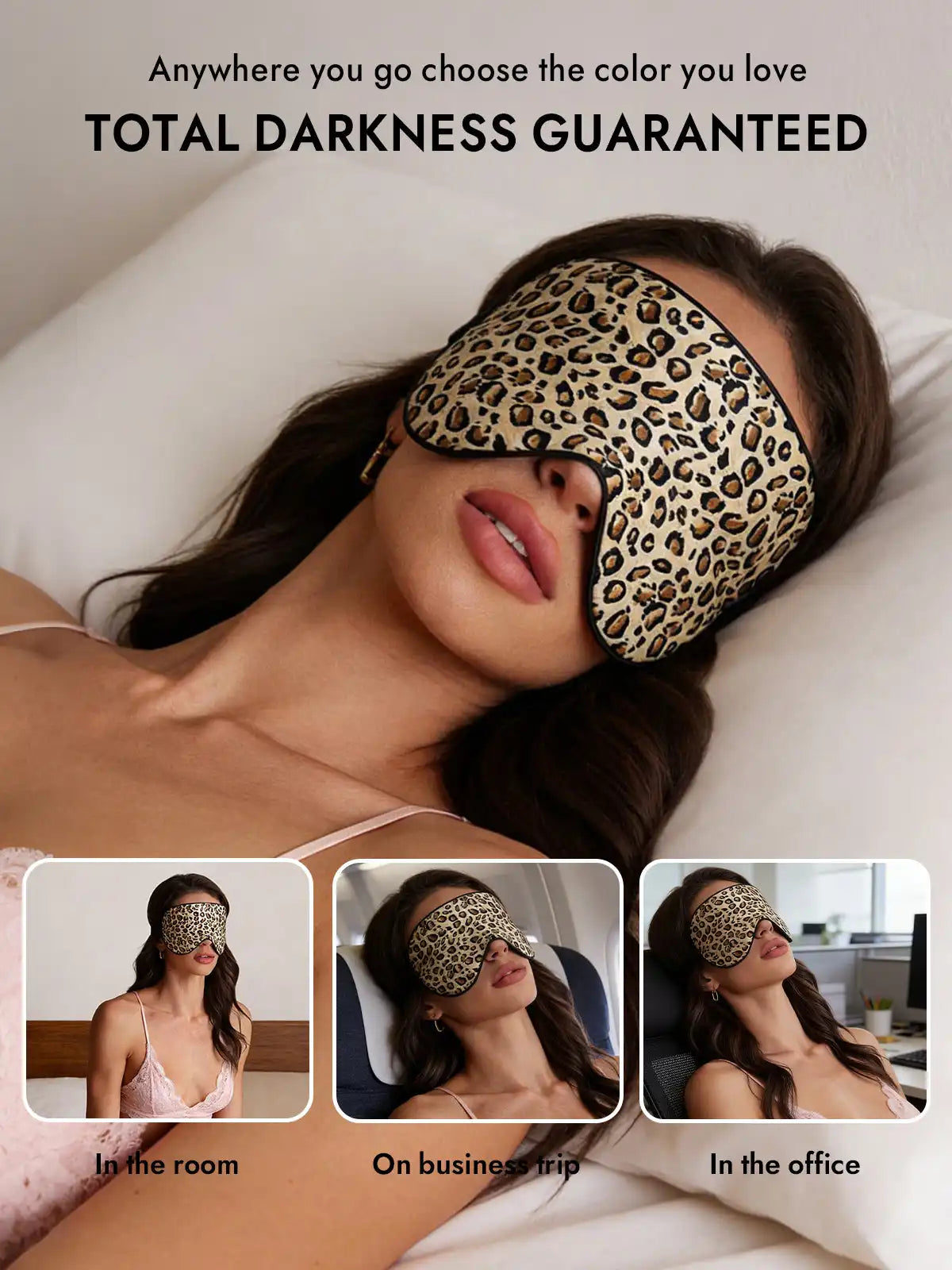 100% Mulberry Silk Elastic Band Sleep Eye Mask