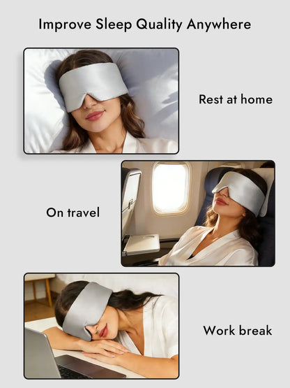 Elegant One Piece 100% Mulberry Silk Sleep Eye Mask