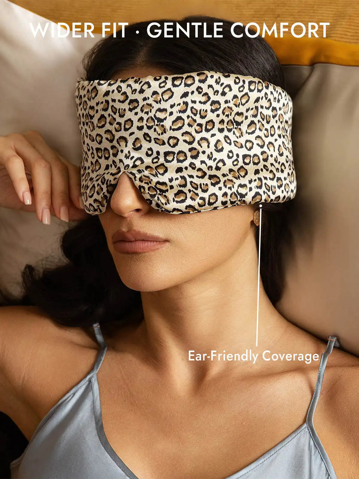 100% Mulberry Silk One Piece Silk Sleep Eye Mask With Velcro