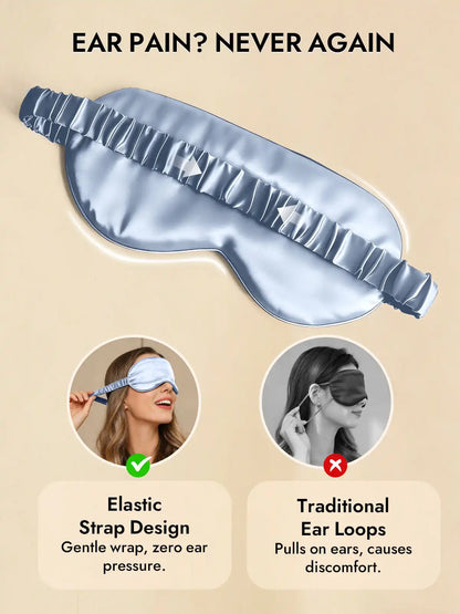 100% Mulberry Silk Sleep Eye Mask with Elastic Band