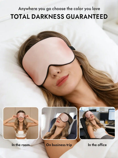 100% Mulberry Silk Elastic Band Sleep Eye Mask
