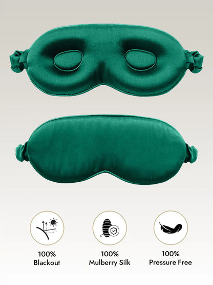 Clearance - 100% Mulberry Silk Eye Mask With Elastic Band