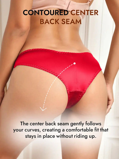 100% Mulberry Silk Briefs Comfy Breathable Panty