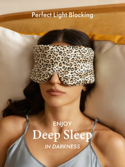100% Mulberry Silk One Piece Silk Sleep Eye Mask With Velcro