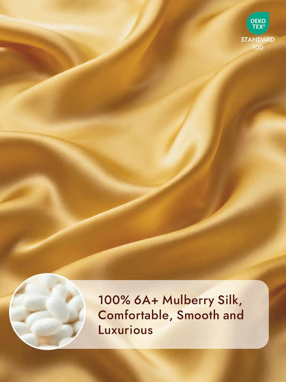 25Momme Mulberry Silk Seamless Duvet Cover (WITHOUT PILLOWCASES)