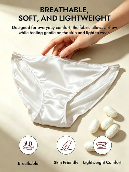 19Momme Silk Low-Waist String Brief Panty