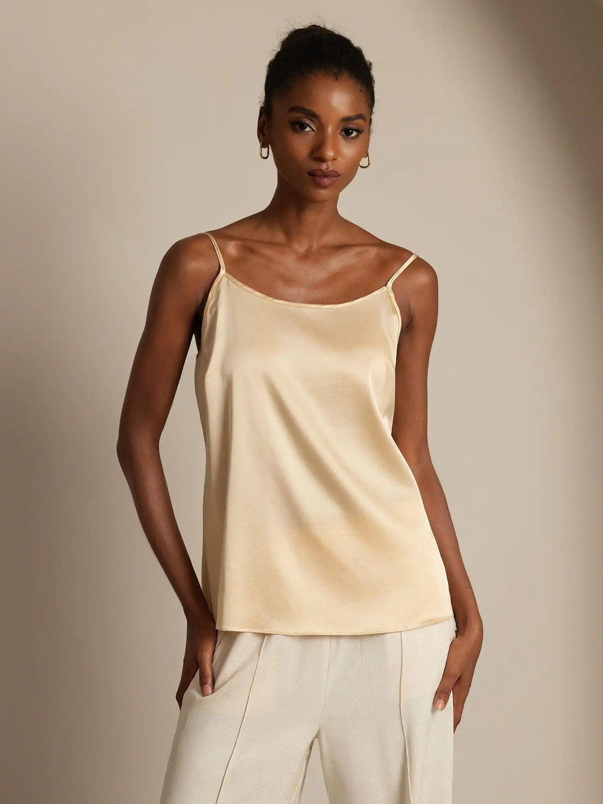 19Momme Silk Spaghetti Strap Camisoles