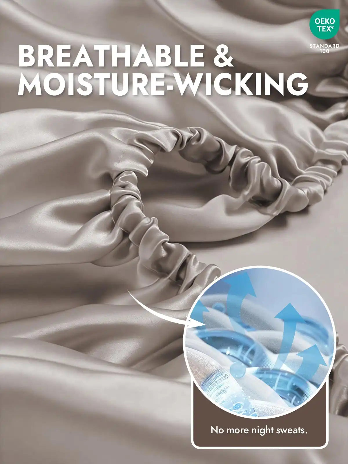 25Momme Mulberry Silk Seamless Fitted Sheet