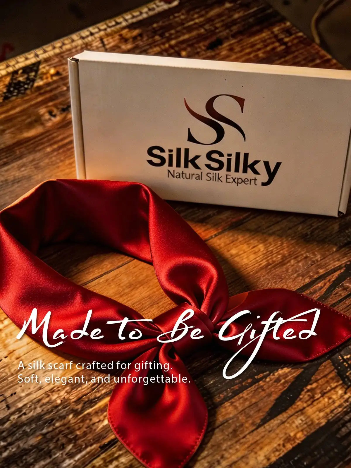 100% Mulberry Silk Square Scarf 53x53cm/21