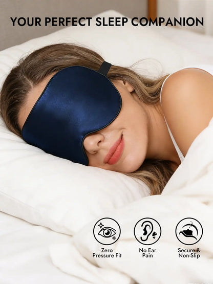 100% Mulberry Silk Elastic Band Sleep Eye Mask