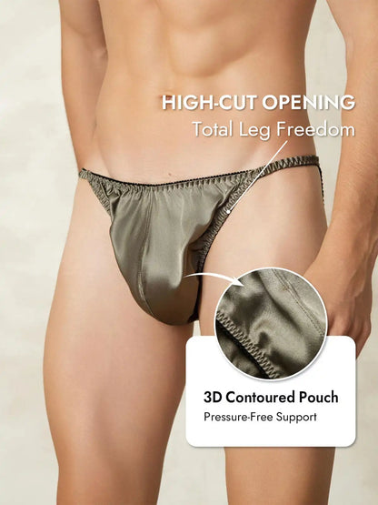 100% Mulberry Silk String Men's Underwear