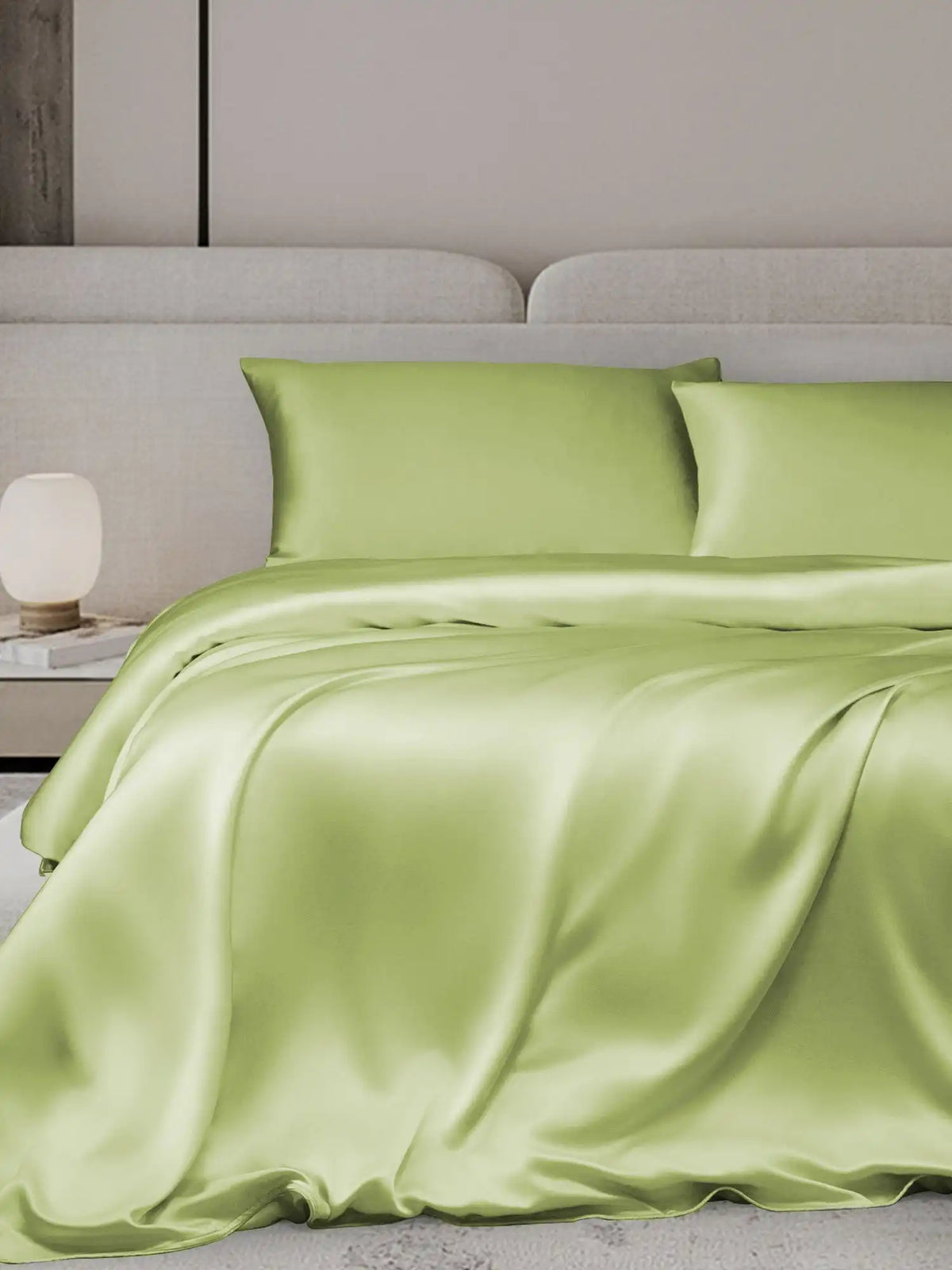 19Momme 3Pcs Silk Set Duvet Cover+2x Pillowcases