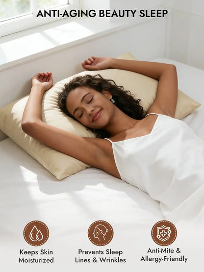 2Pcs 30Momme 100% Silk Pillowcases Bundle- Hidden Zipper