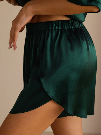 100% Mulberry Silk Casual Womens Shorts