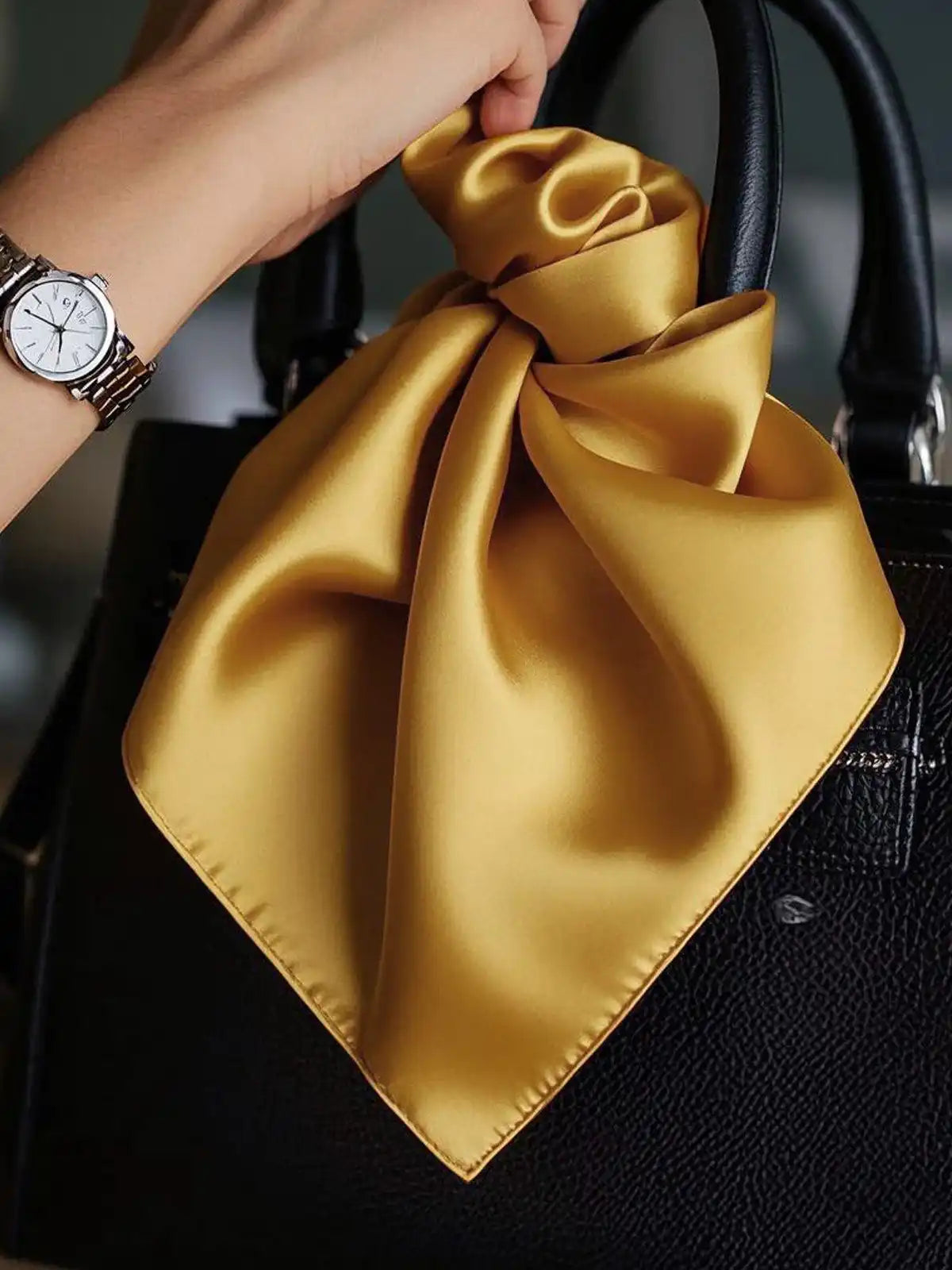 100% Mulberry Silk Square Scarf 53x53cm/21