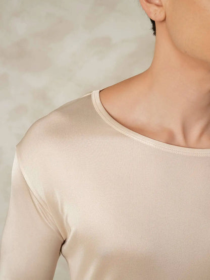 Men's Silk Jersey Long Sleeve Long Johns