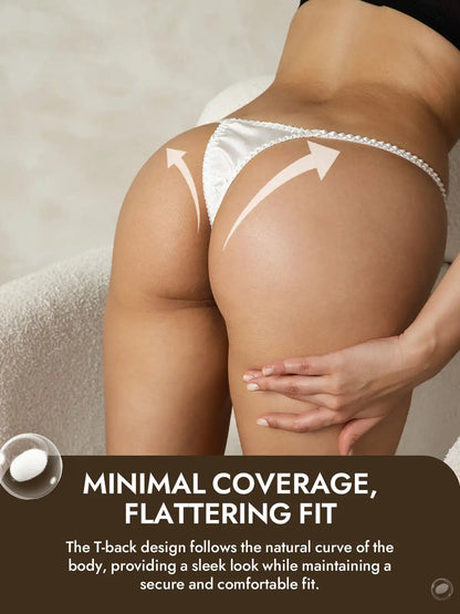 100% Mulberry Silk String Thong Sexy Panty