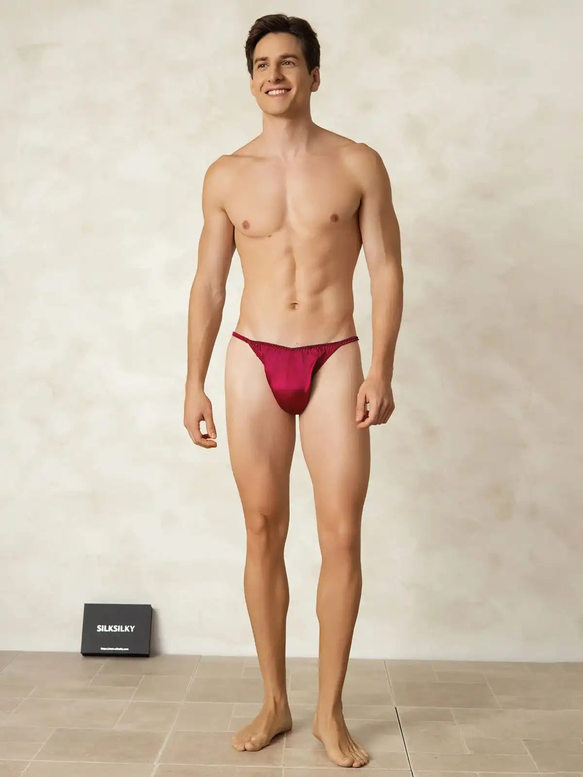 100% Mulberry Silk String Men's Underwear