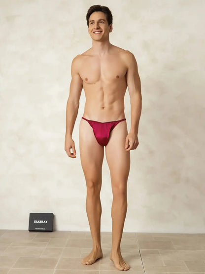 100% Mulberry Silk String Men's Underwear