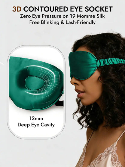 Clearance - 100% Mulberry Silk Eye Mask With Elastic Band