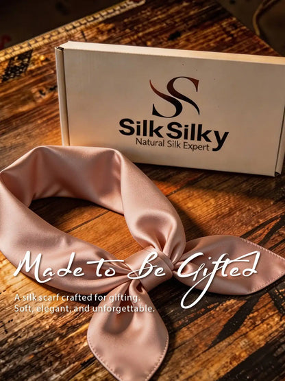 100% Mulberry Silk Square Scarf 53x53cm/21