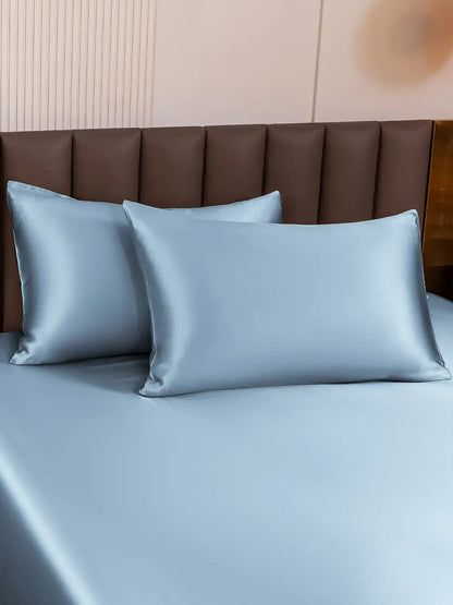 2Pcs 19Momme 100% Mulberry Silk Pillowcases Bundle - Envelope
