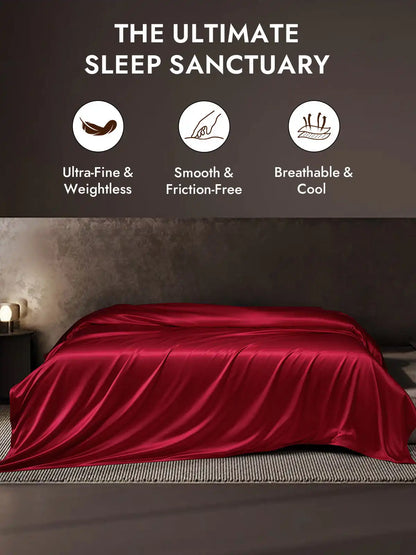 25Momme Mulberry Silk Seamless Duvet Cover (WITHOUT PILLOWCASES)
