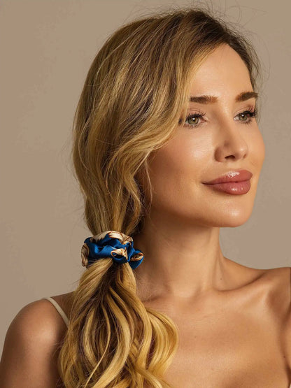 100% Mulberry Silk Soft Classic Hair Scrunchie - 2cm