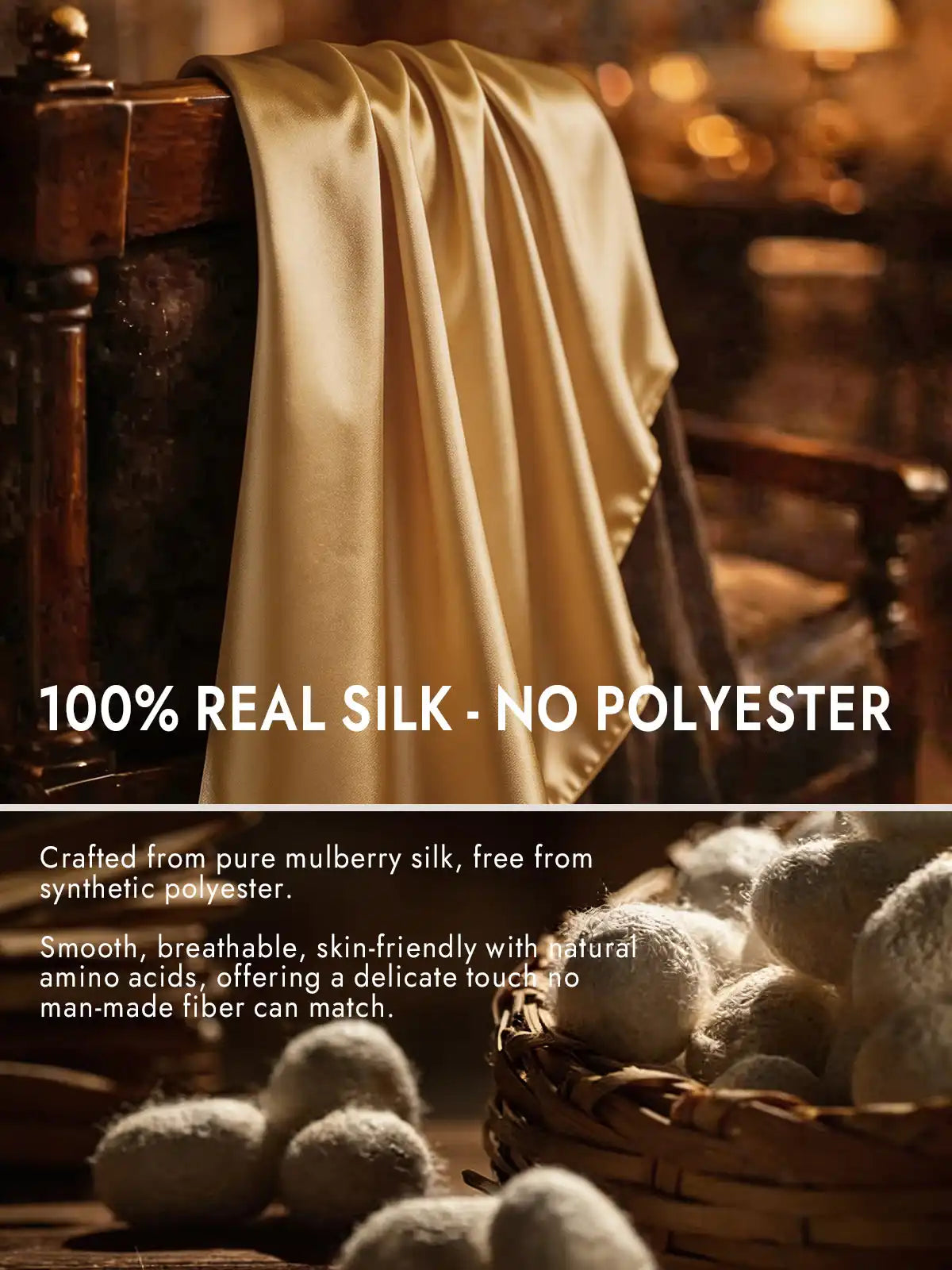 100% Mulberry Silk Long Scarf/Shawl 170x53cm