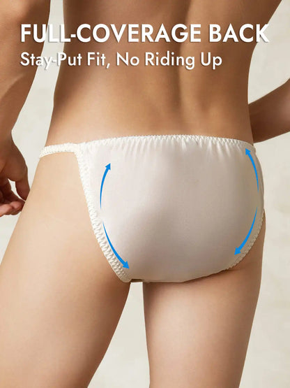 100% Mulberry Silk String Men's Underwear