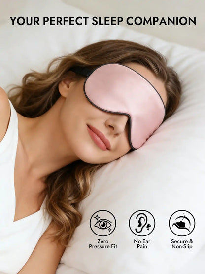 100% Mulberry Silk Elastic Band Sleep Eye Mask