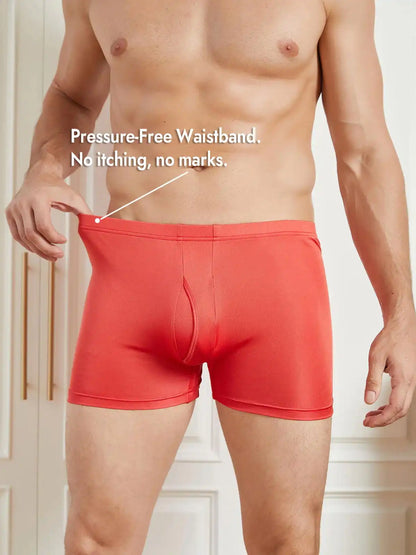100% Mulberry Silk Mens Underwear with Front Opening