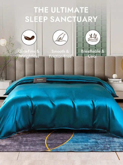 25Momme Mulberry Silk Seamless Duvet Cover (WITHOUT PILLOWCASES)