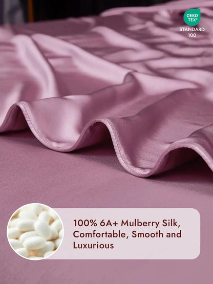 25Momme Mulberry Silk Seamless Duvet Cover (WITHOUT PILLOWCASES)