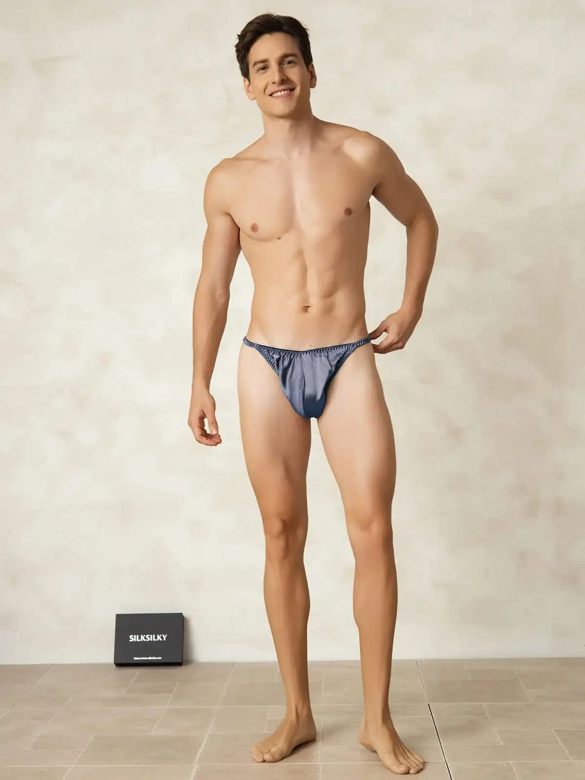 100% Mulberry Silk String Men's Underwear