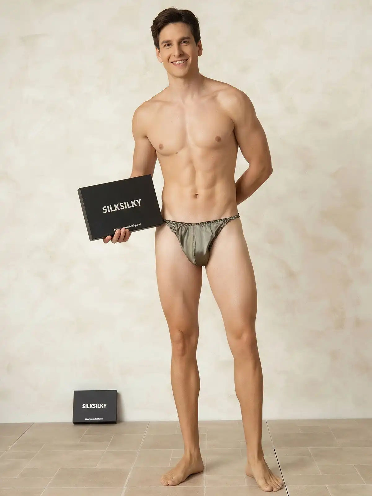 100% Mulberry Silk String Men's Underwear
