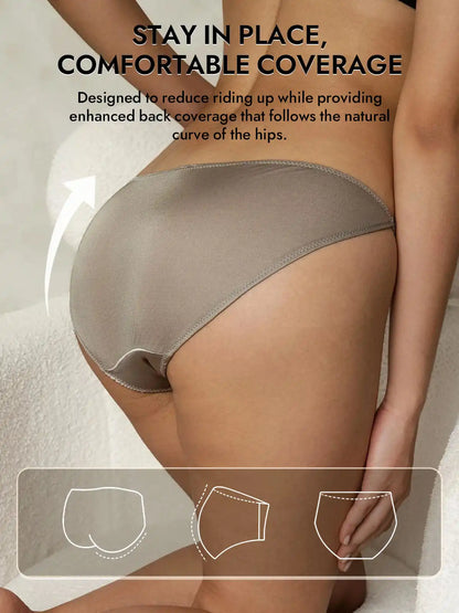 19Momme Silk Low-Waist String Brief Panty