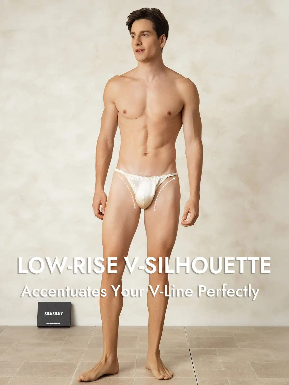 100% Mulberry Silk String Men's Underwear