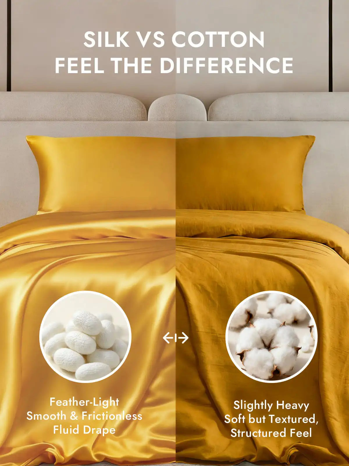 25Momme Mulberry Silk Seamless Duvet Cover (WITHOUT PILLOWCASES)