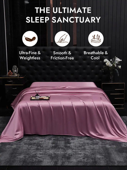 25Momme Mulberry Silk Seamless Duvet Cover (WITHOUT PILLOWCASES)